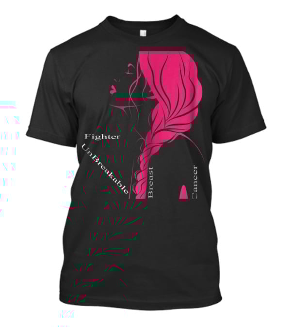 Breast Cancer Fighter Unbreakable Warrior T-Shirt