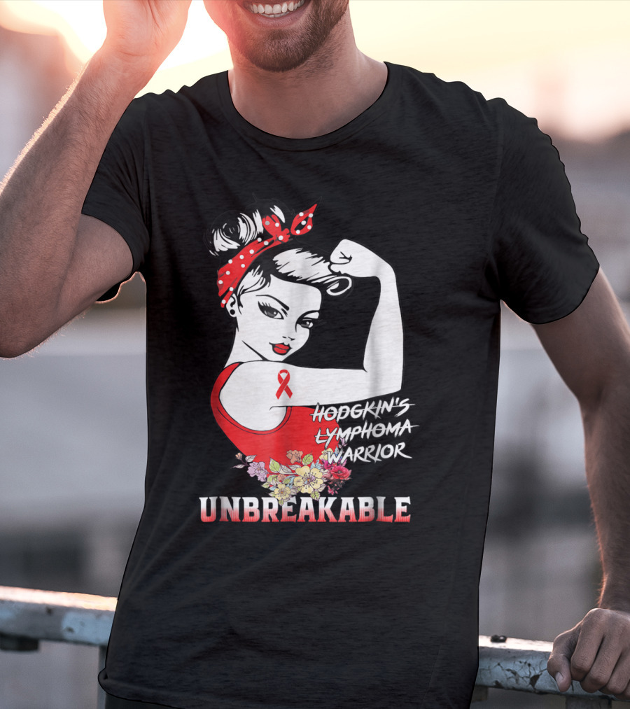 Hodgkin's Lymphoma Warrior Unbreakable T-Shirt