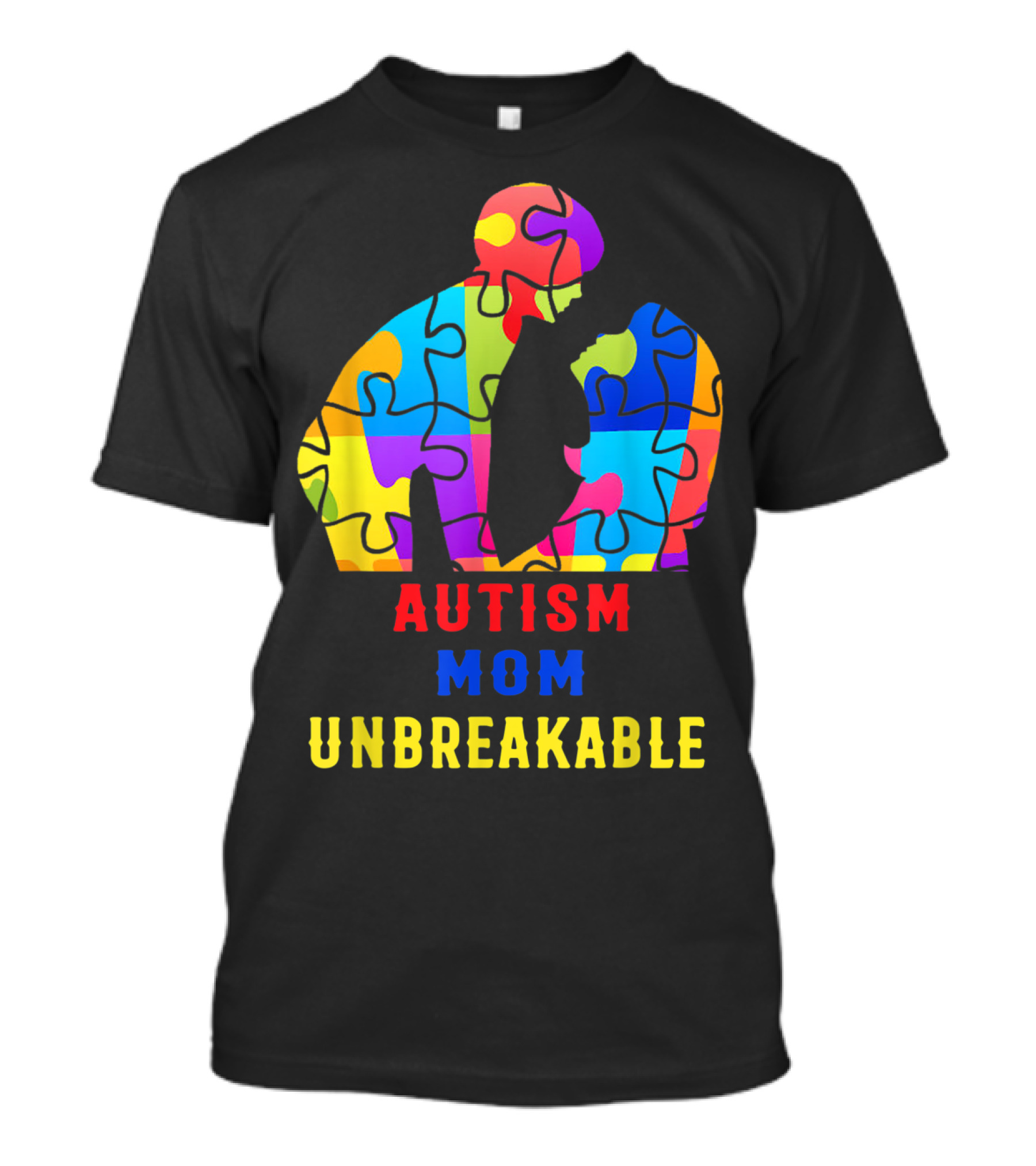 Autism Mom Unbreakable Puzzle T-Shirt