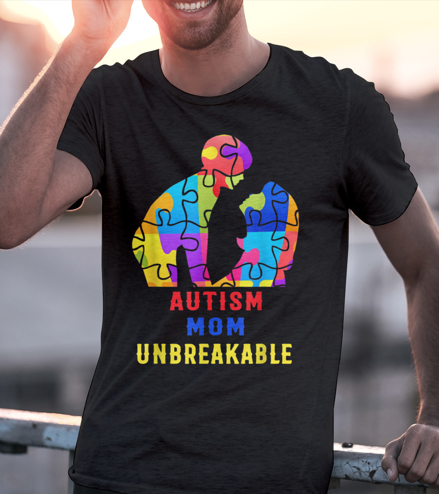Autism Mom Unbreakable Puzzle T-Shirt