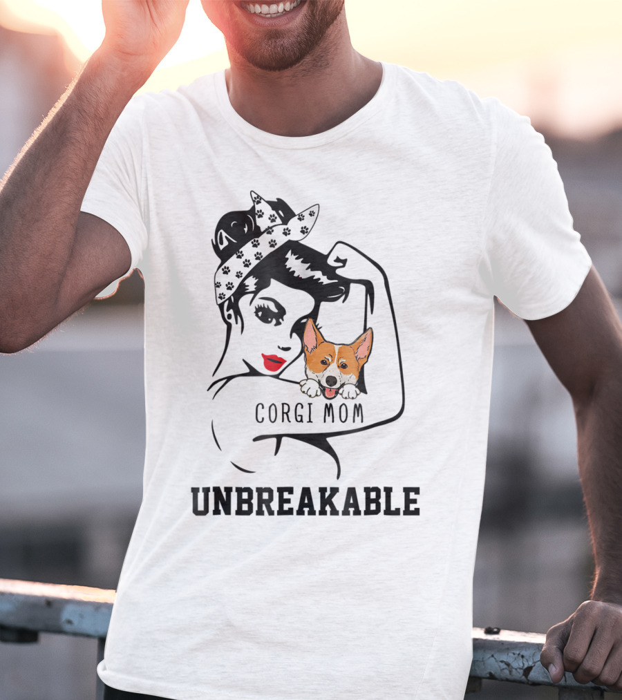 Pembroke Corgi Mom Unbreakable T-Shirt