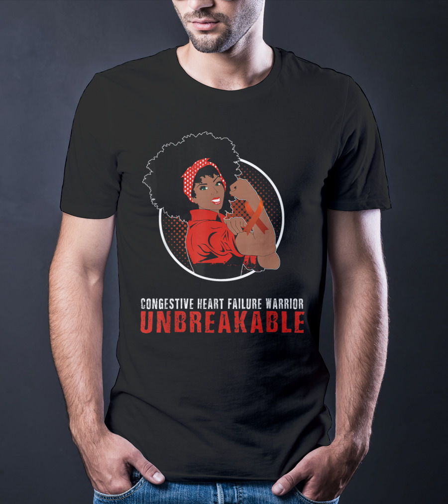 Congestive Heart Failure Warrior Unbreakable T-Shirt