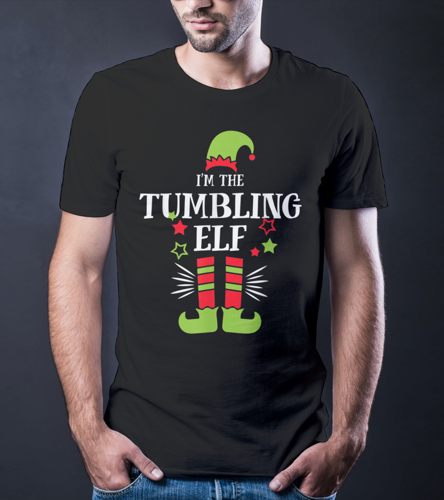 I'm The Tumbling Elf Festive Holiday Costume T-Shirt