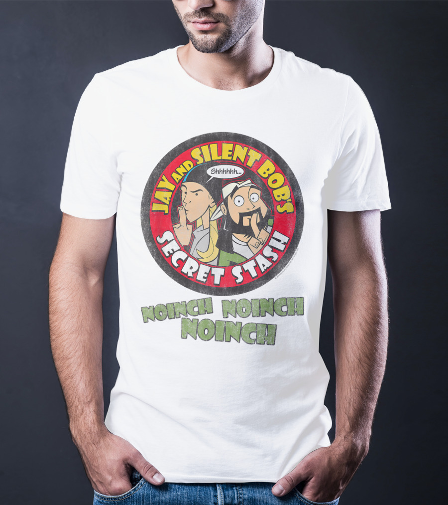Jay And Silent Bob's Secret Stash Shhhhh Noinch Noinch Noinch T-Shirt