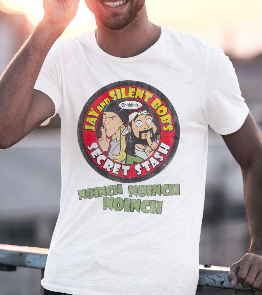 Jay And Silent Bob's Secret Stash Shhhhh Noinch Noinch Noinch T-Shirt