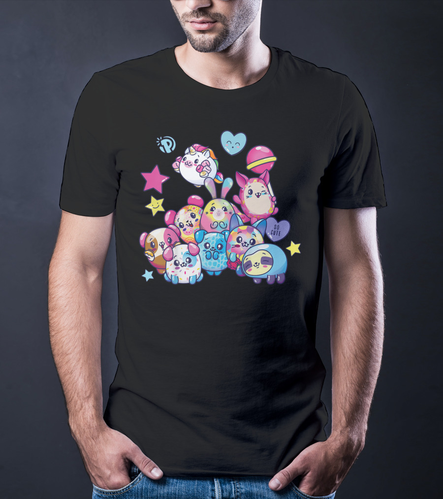 Pikmi Pops And Friends So Cute Stars And Hearts T-Shirt