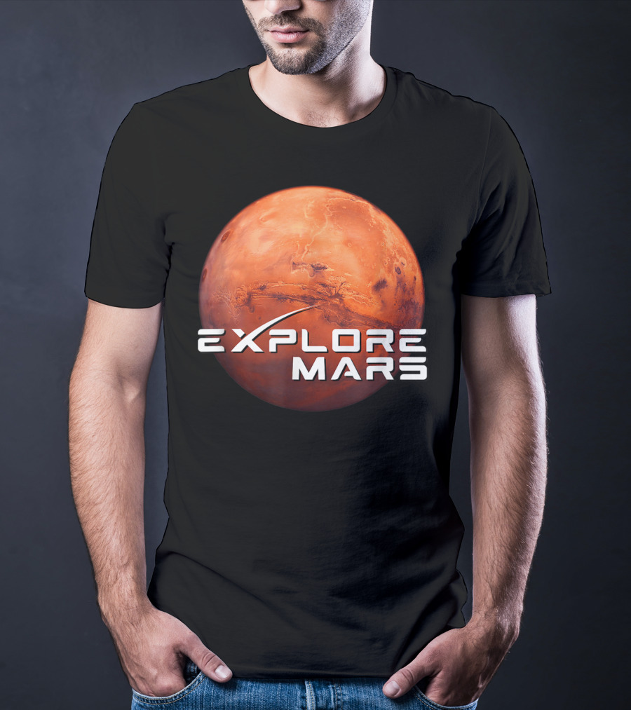 Explore Mars SpaceX Mars Exploration T-Shirt