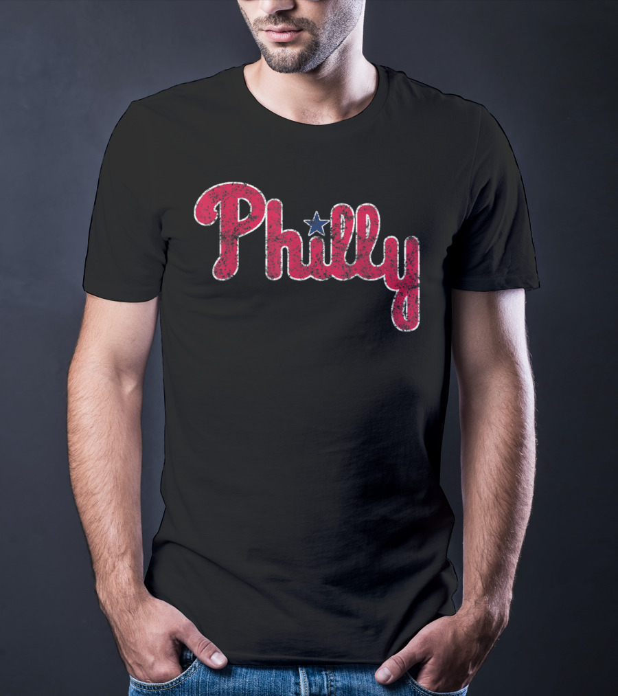 Philadelphia Baseball Vintage Philly Star T-Shirt