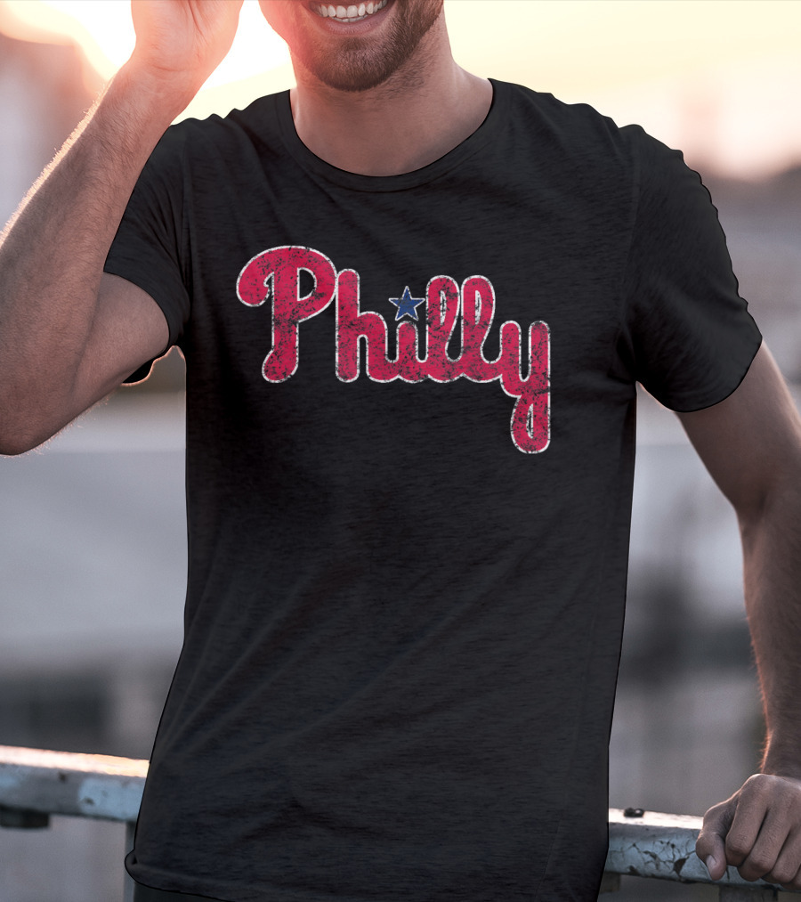 Philadelphia Baseball Vintage Philly Star T-Shirt
