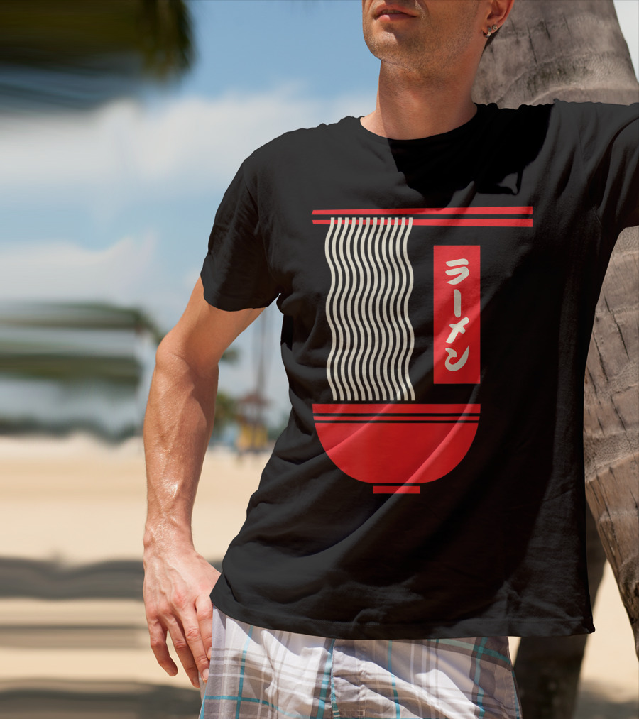 Retro Vintage Japanese Ramen Noodles T-Shirt