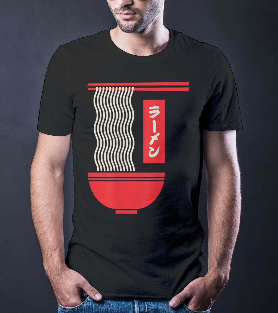 Retro Vintage Japanese Ramen Noodles T-Shirt