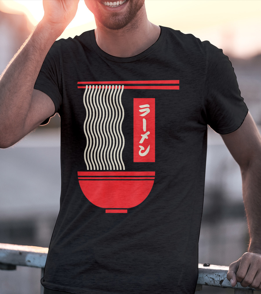 Retro Vintage Japanese Ramen Noodles T-Shirt
