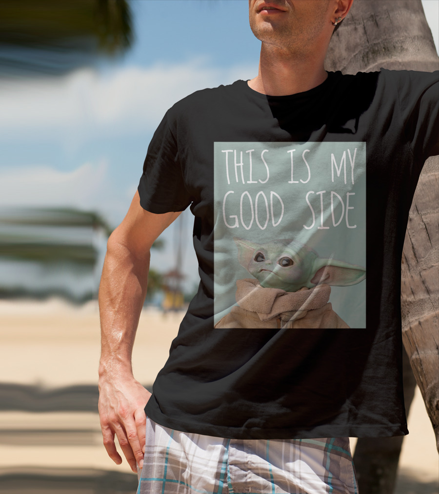 This Is My Good Side Star Wars The Mandalorian The Child T-Shirt