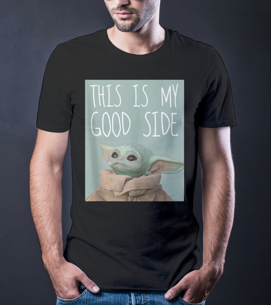 This Is My Good Side Star Wars The Mandalorian The Child T-Shirt