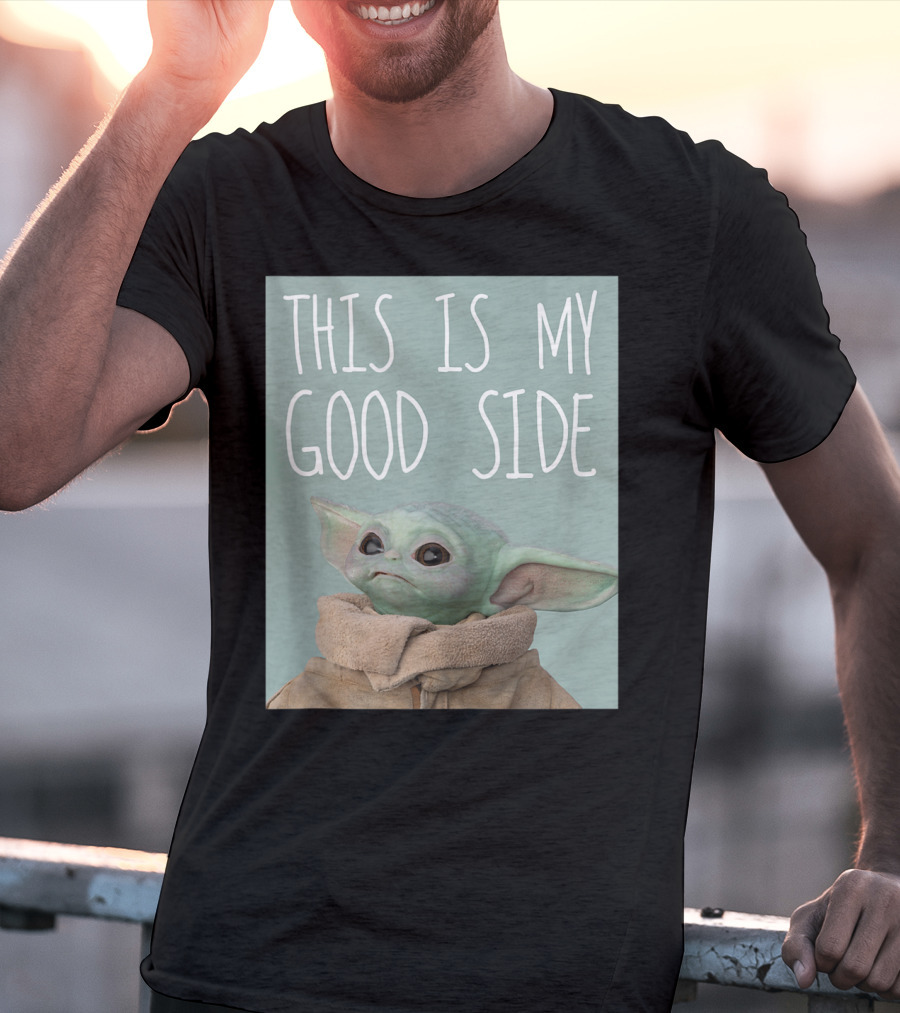 This Is My Good Side Star Wars The Mandalorian The Child T-Shirt