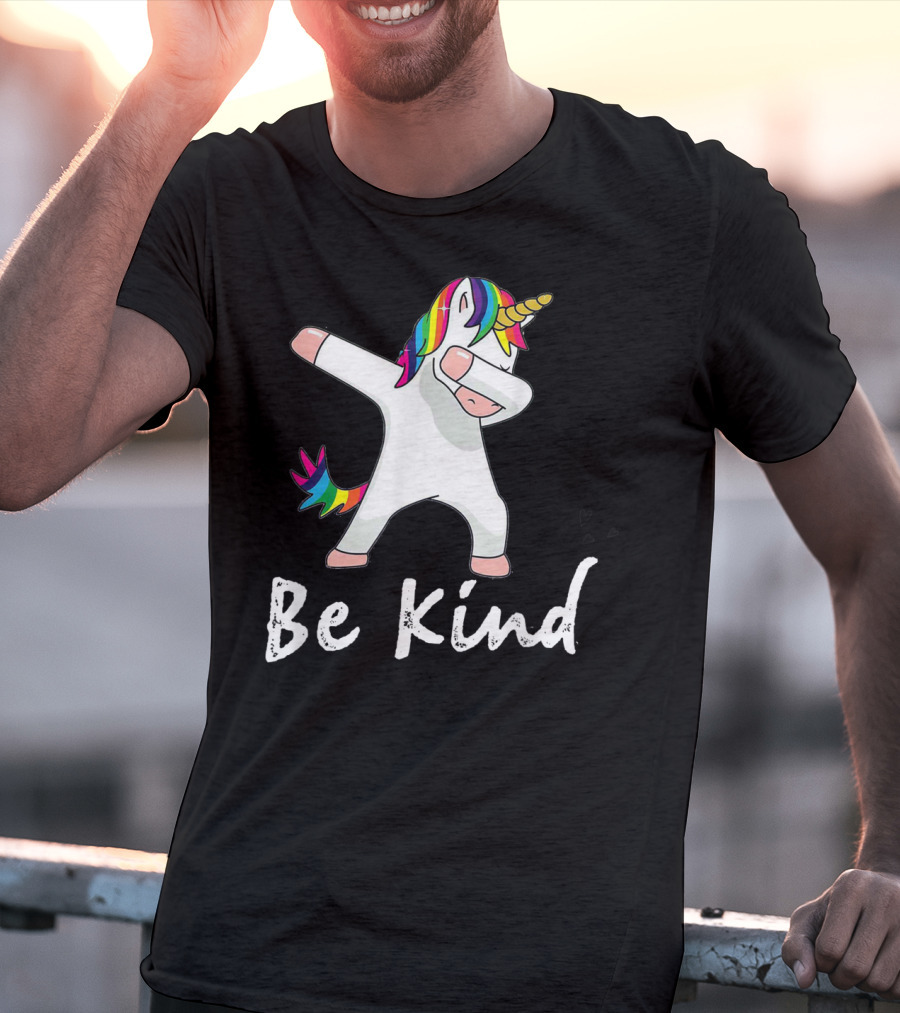 Unity Day Orange Anti Bullying Rainbow Unicorn Be Kind T-Shirt