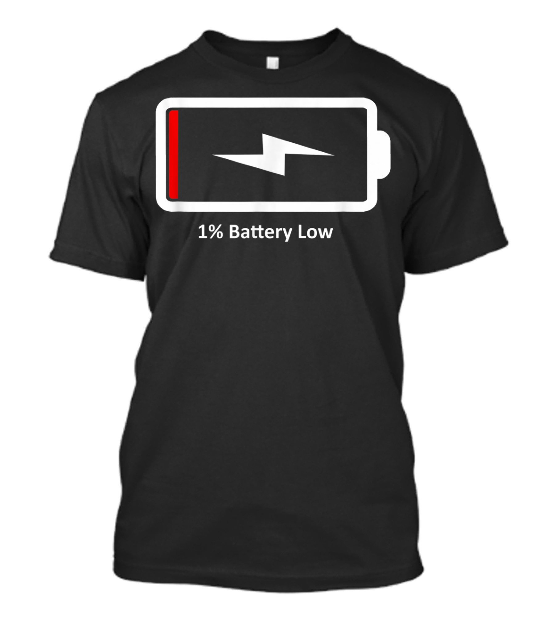 1% Battery Low Dad Women's T-Shirt