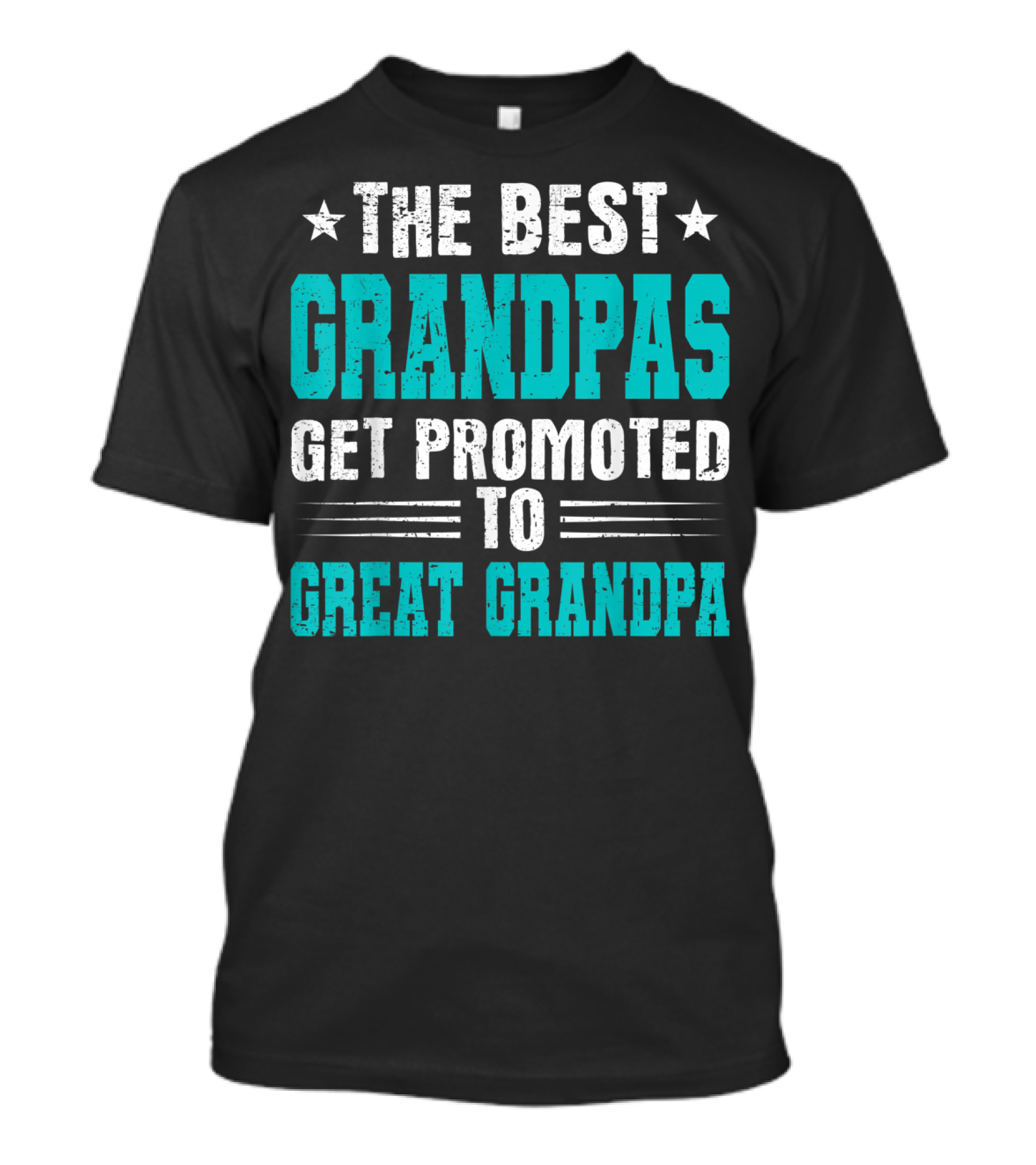 The Best Grandpas Get Promoted To Great Grandpa T-Shirt