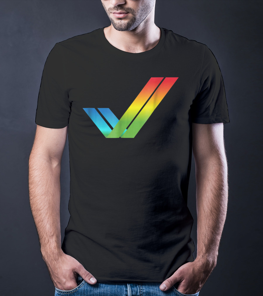 Amiga Rainbow Tick Computer T-Shirt
