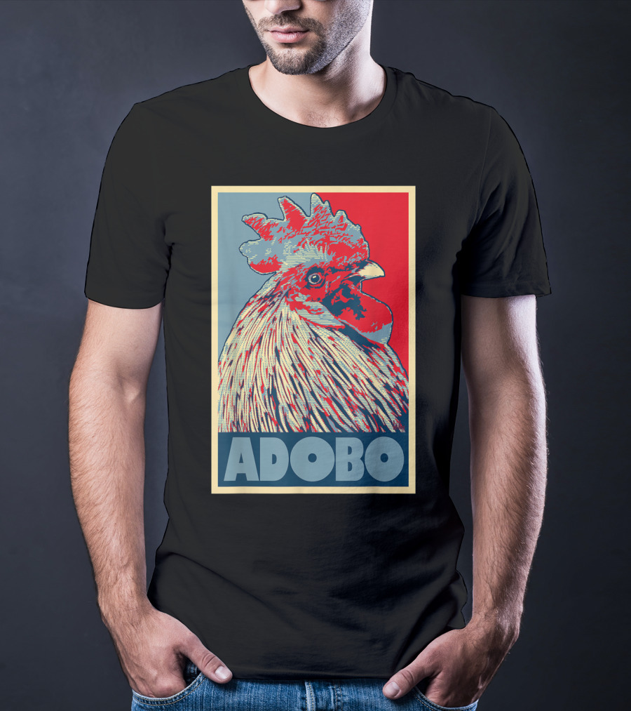 HOPE Adobo For FilAm Families And Friends Rooster T-Shirt