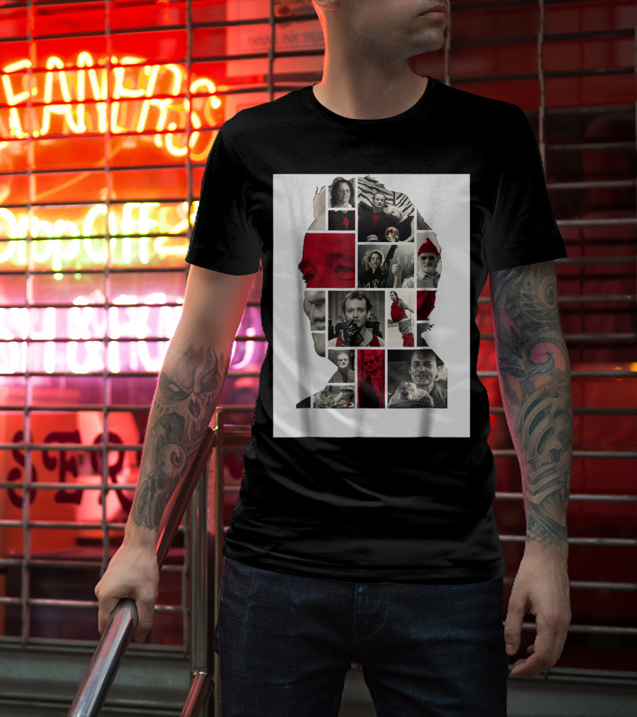 Classic Bill Murray Film Collage T-Shirt