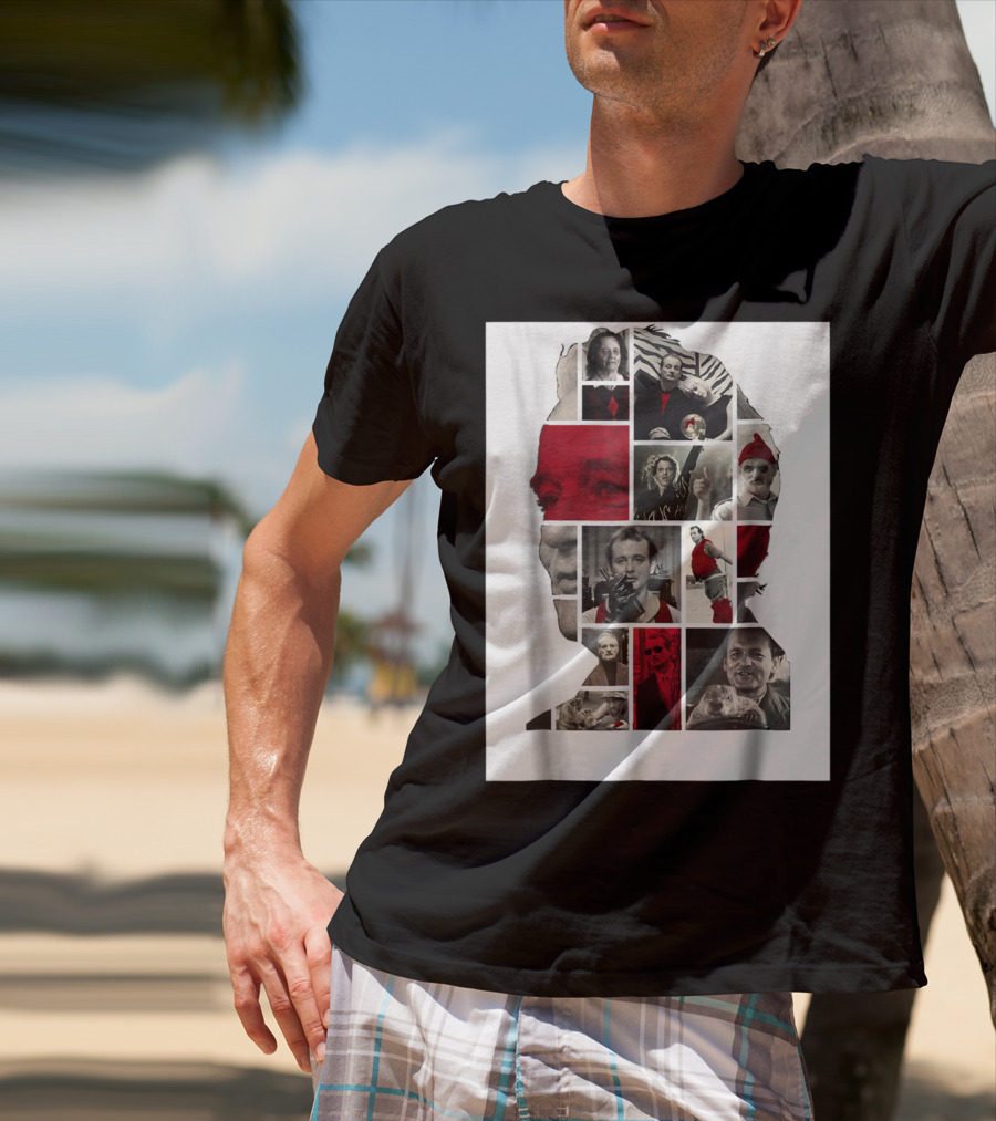 Classic Bill Murray Film Collage T-Shirt