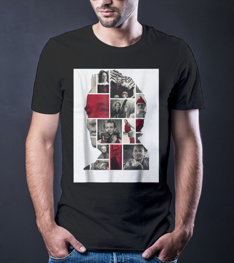 Classic Bill Murray Film Collage T-Shirt