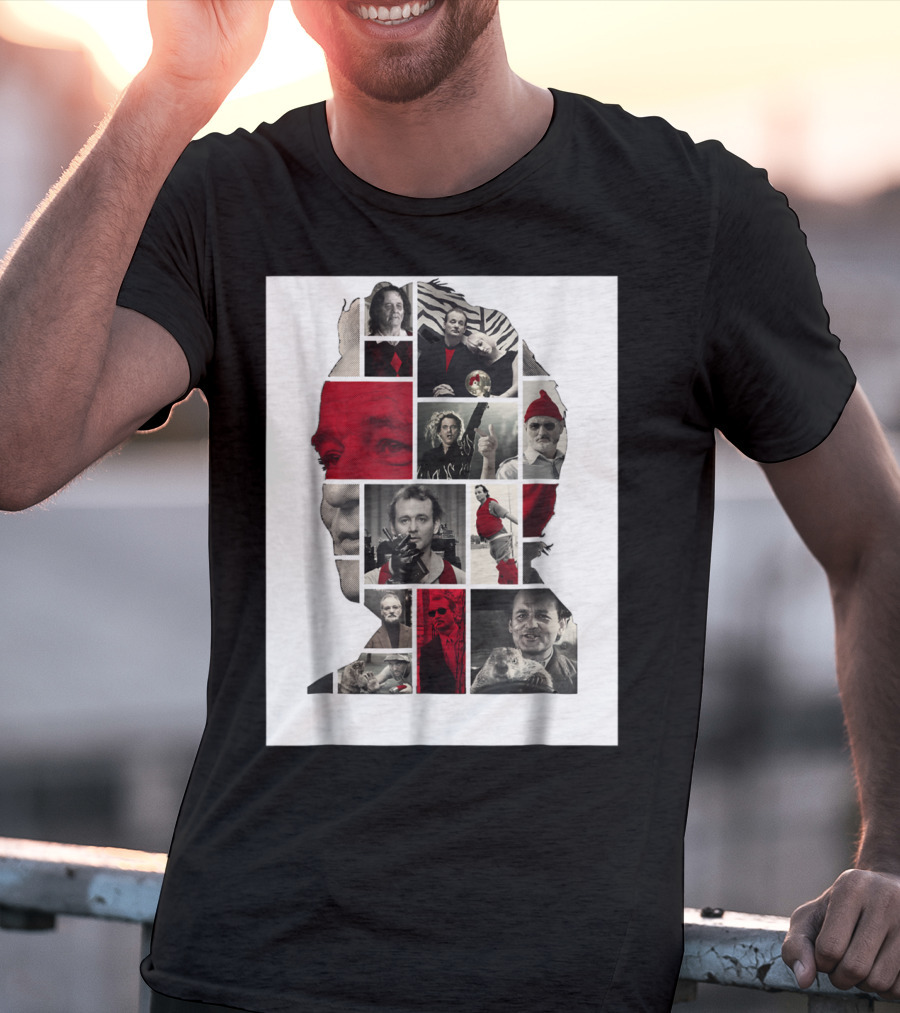 Classic Bill Murray Film Collage T-Shirt