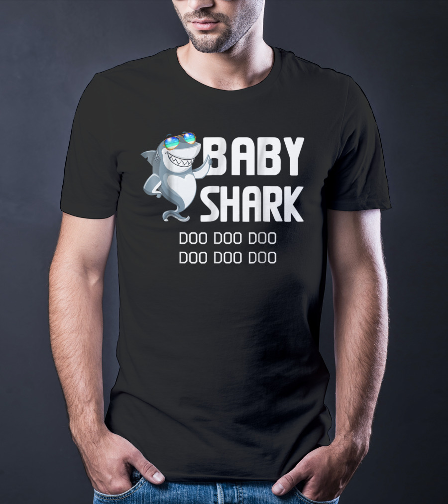 Baby Shark Doo Doo Doo Sunglasses Cool Fun T-Shirt