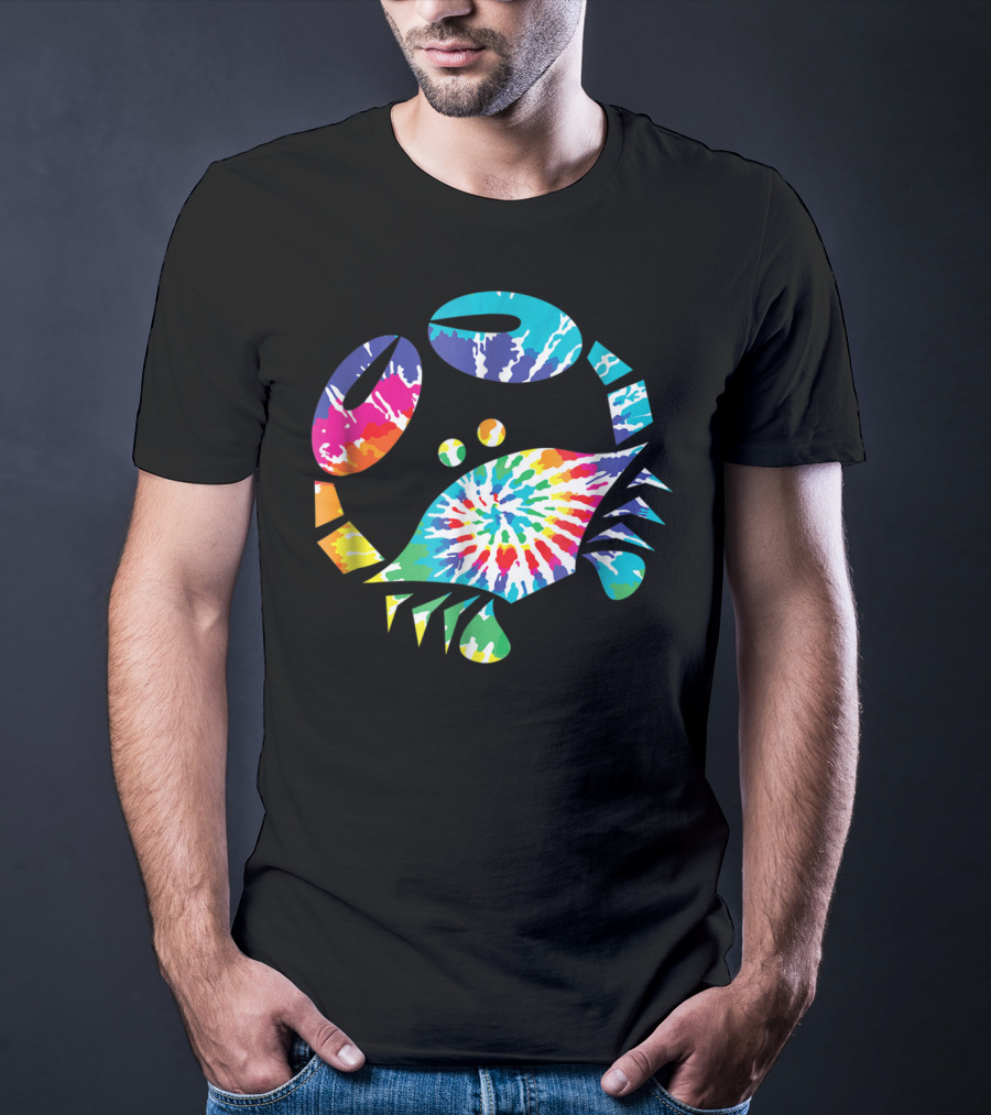 Tie Dye Fun Crab T-Shirt