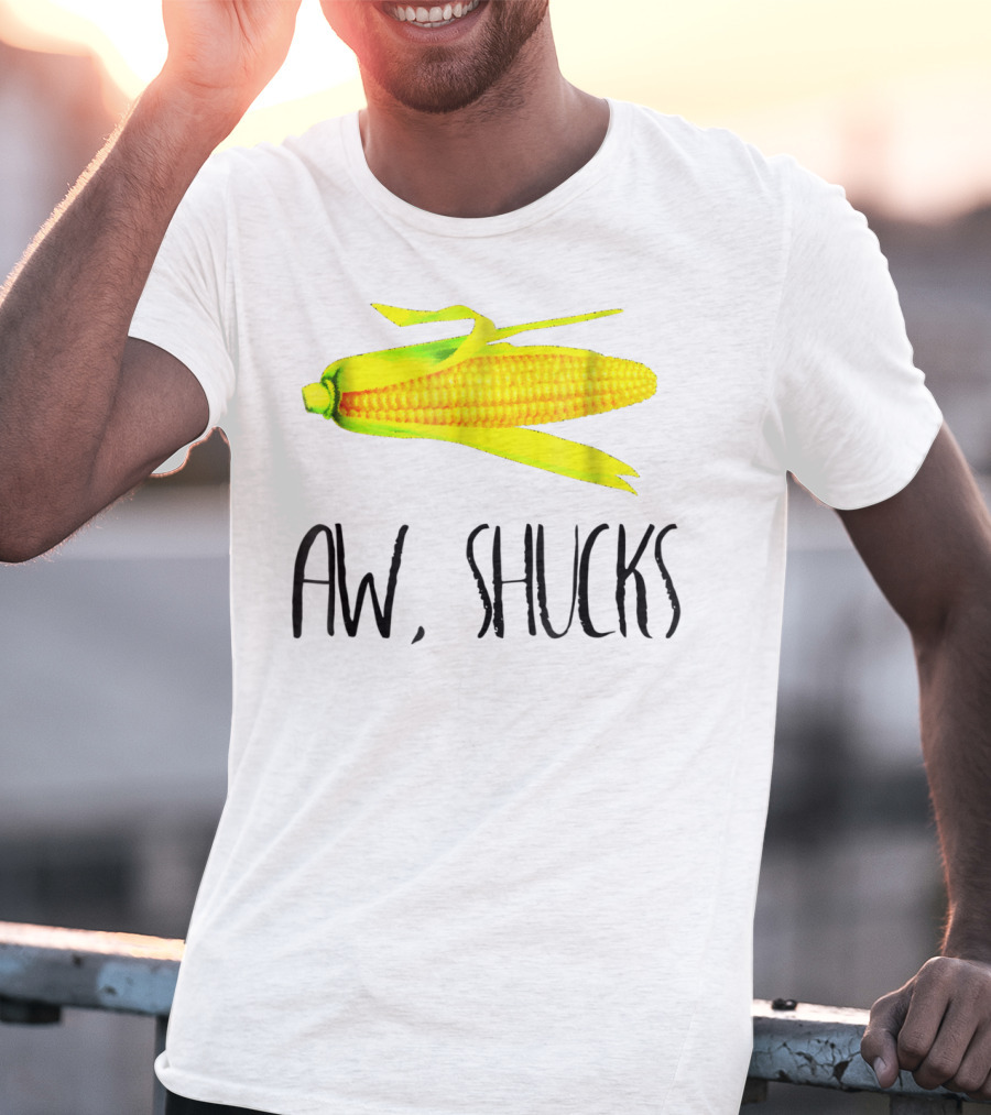 Aw Shucks Amaizing Pun Corn On The Cob T-Shirt