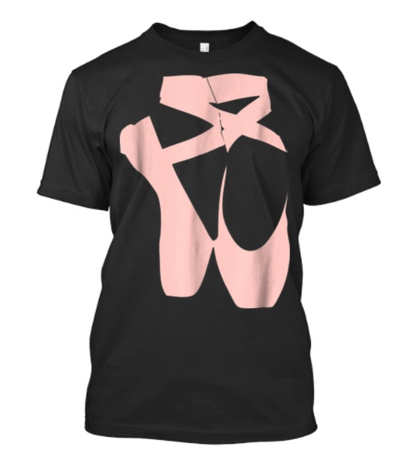 Ballet Dancer Pointe Shoe Ballerina Dancing Barre T-Shirt