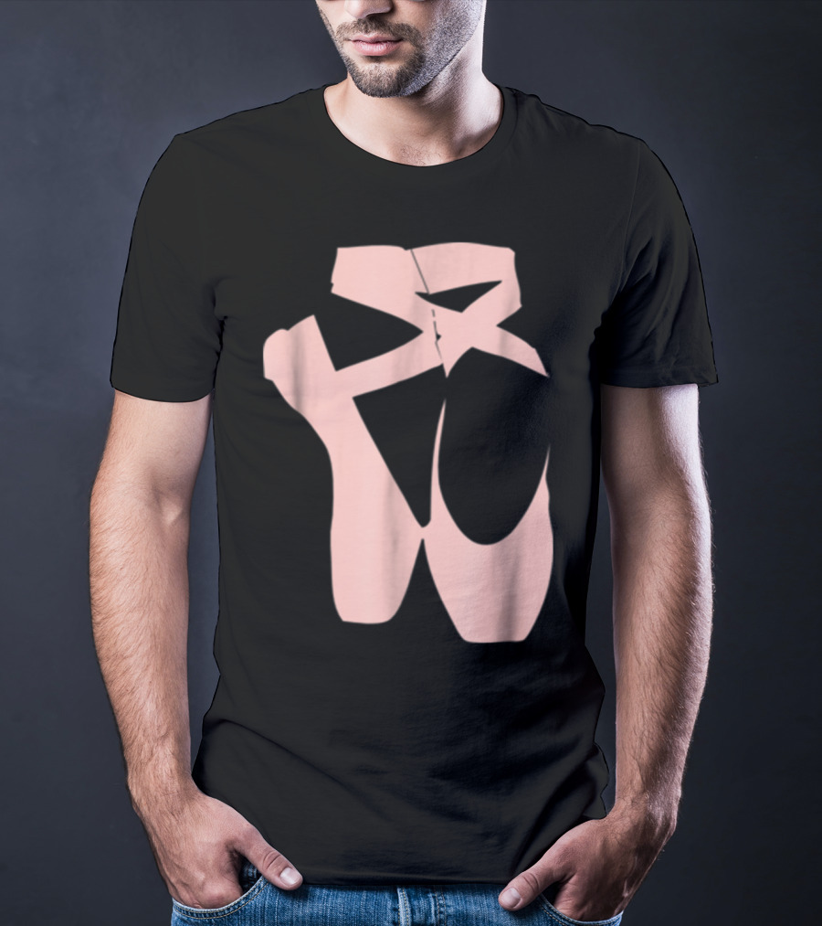 Ballet Dancer Pointe Shoe Ballerina Dancing Barre T-Shirt