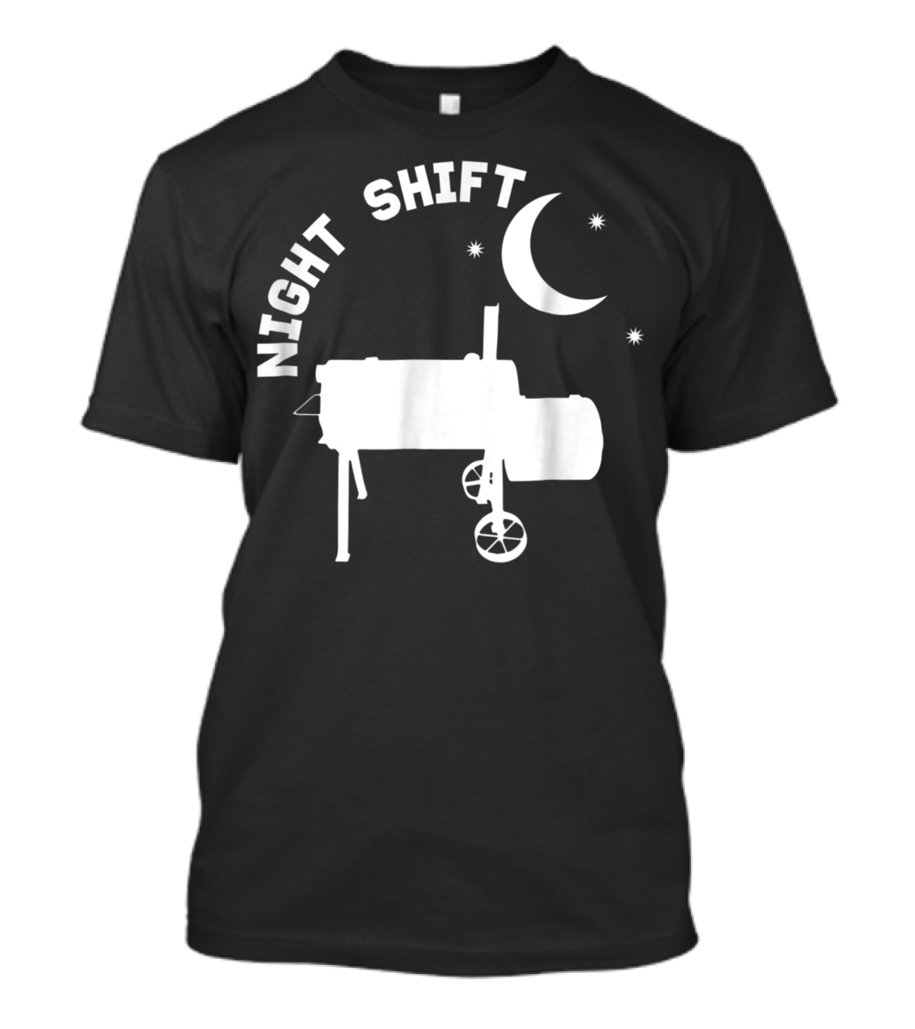 Night Shift BBQ Funny Smoker Accessory Pitmaster Dad T-Shirt