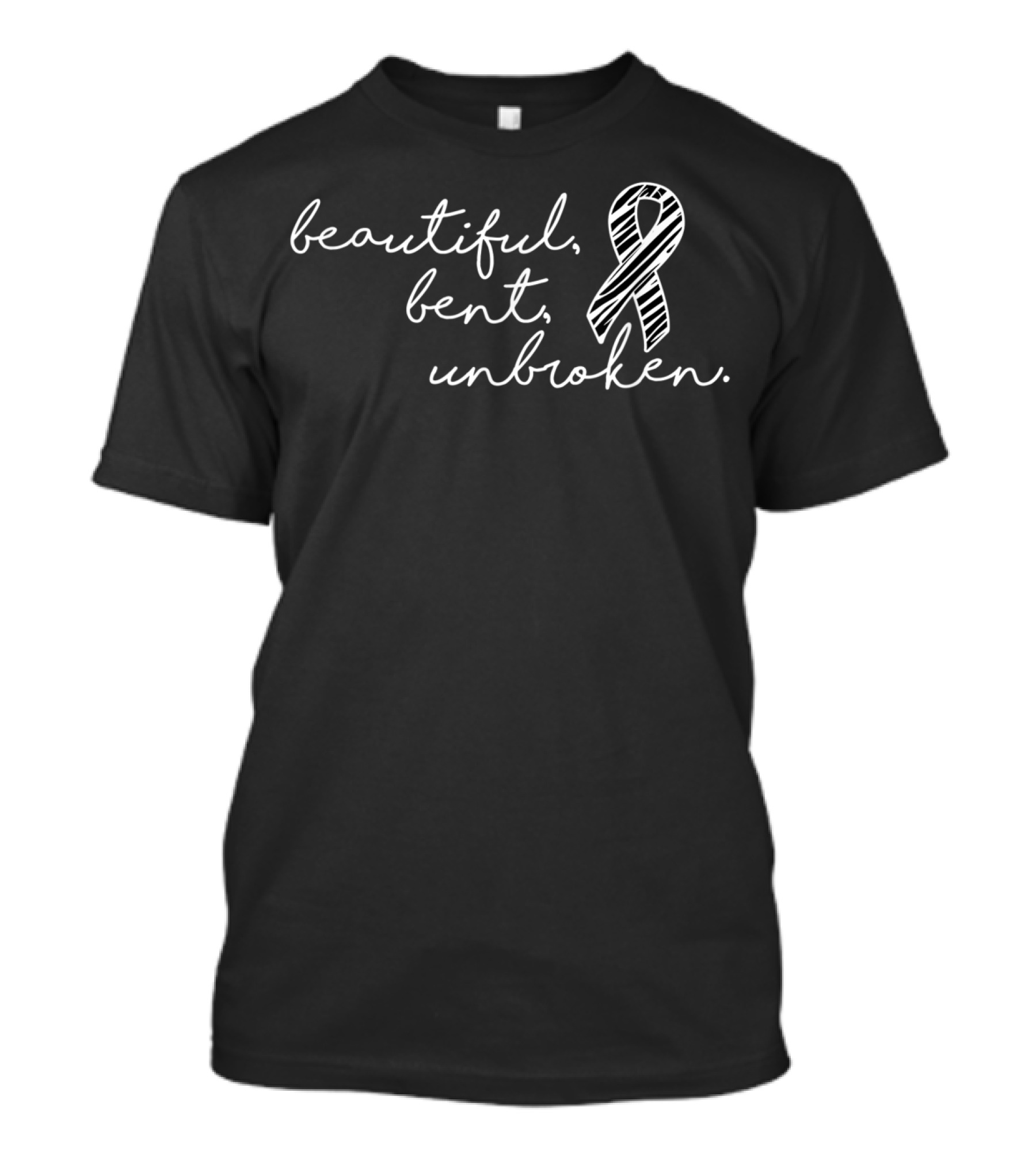 Beautiful Bent Unbroken Ehlers Danlos Awareness T-Shirt