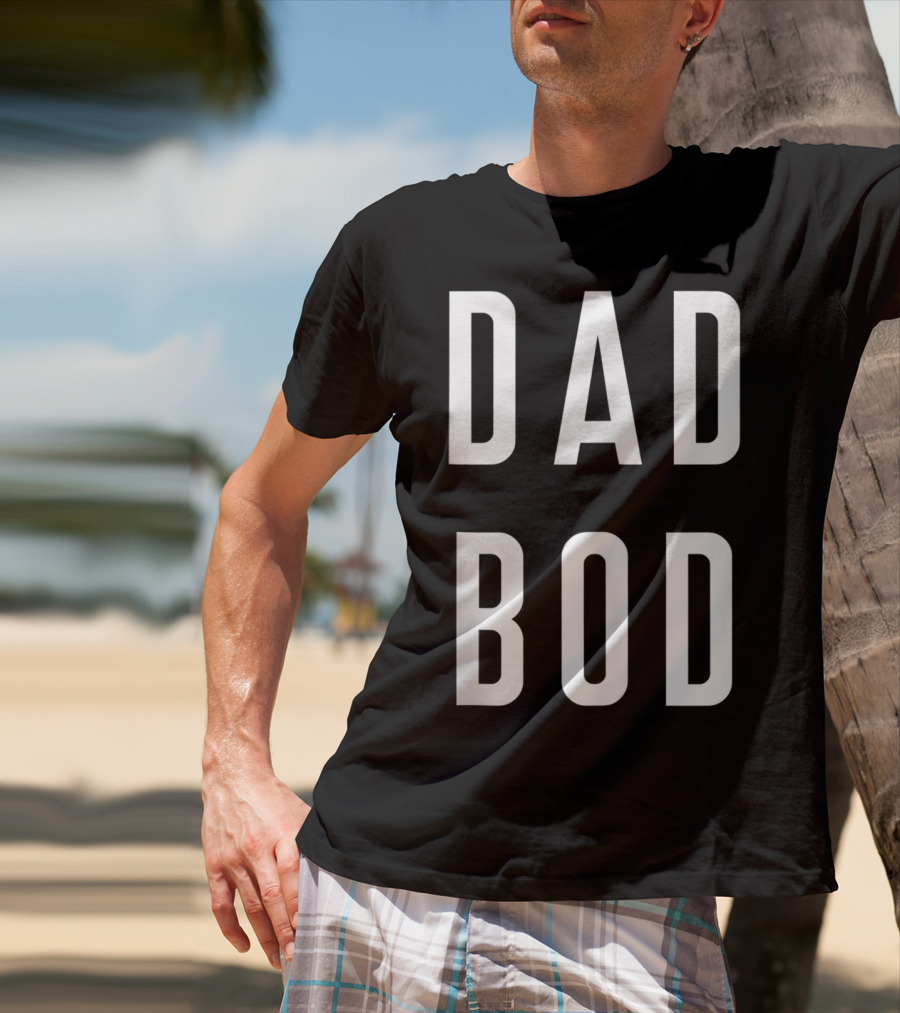 Dad Bod Gym Workout Fitness Yoga T-Shirt