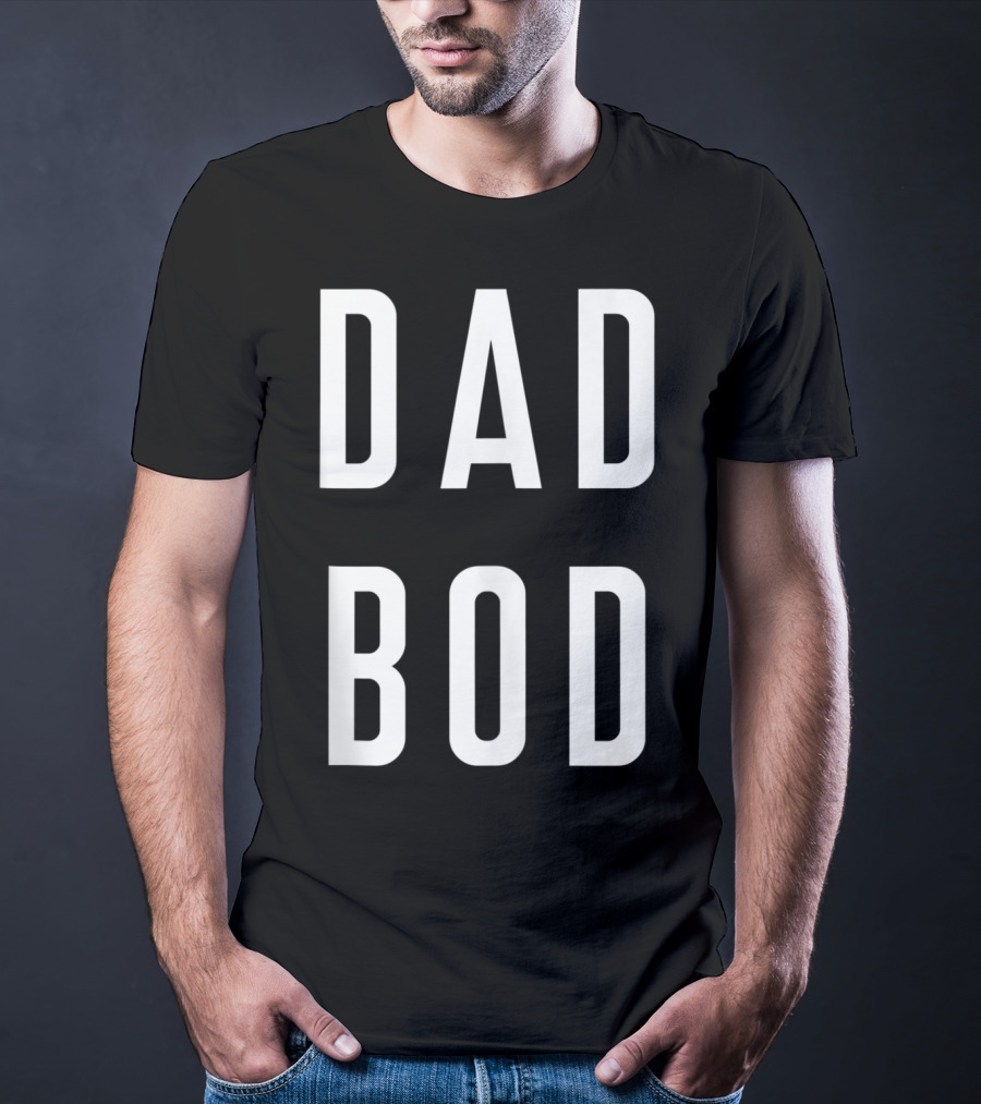 Dad Bod Gym Workout Fitness Yoga T-Shirt