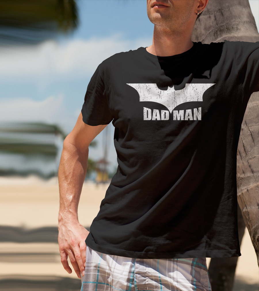 Dadman Bat Symbol Proud Of My Daddy Father's Day T-Shirt