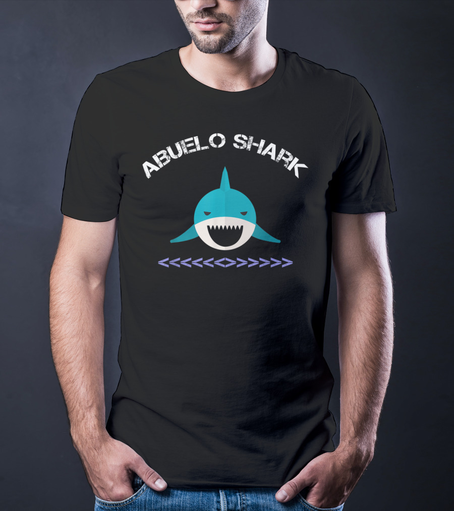 ABUELO SHARK Dia Del Padre Doo T-Shirt