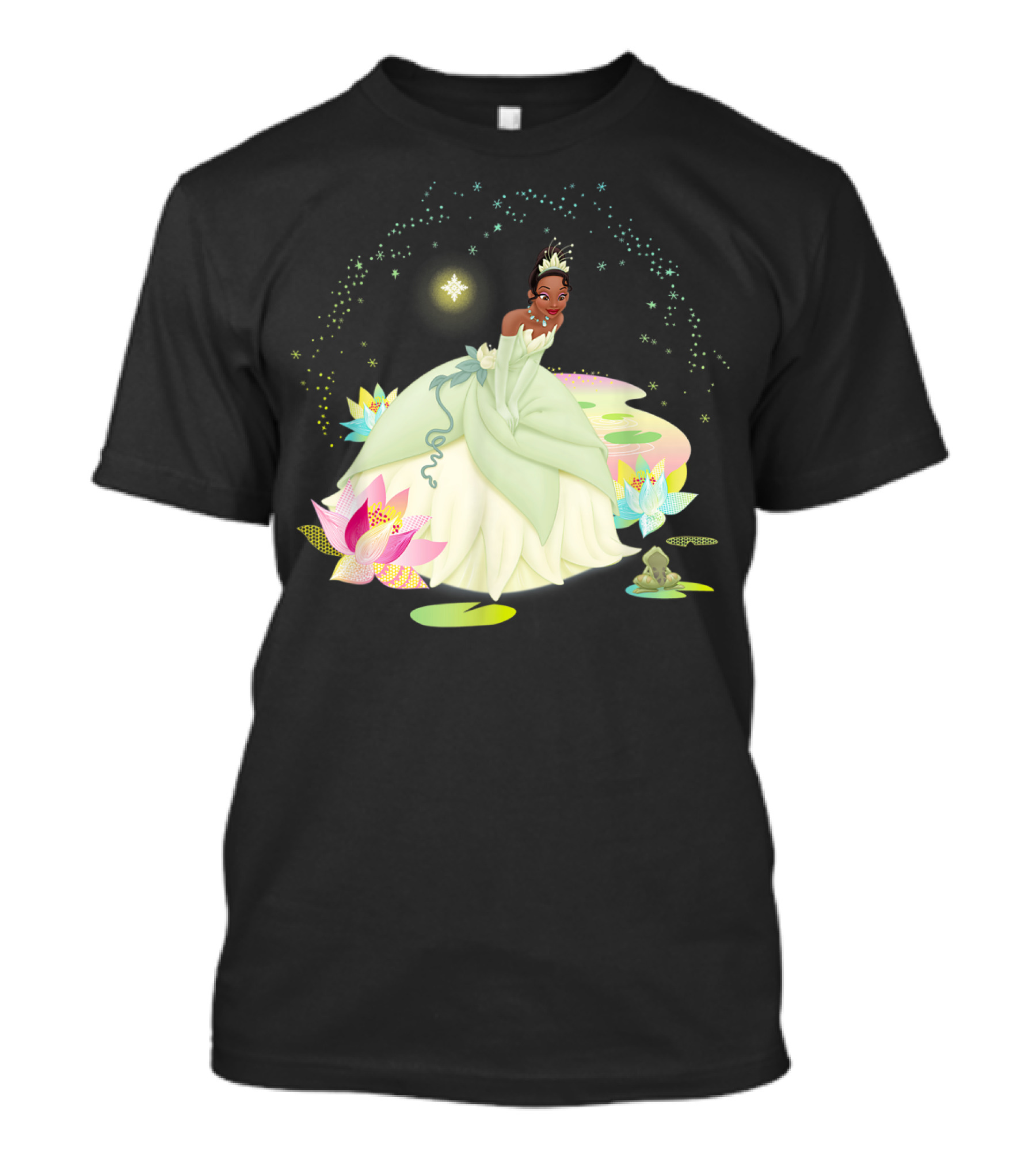 Disney Princess And The Frog Tiana Magical Bayou Scene T-Shirt