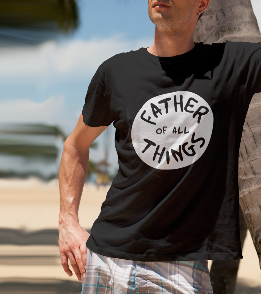 Father Of All Things Dr Seuss Emblem RED T-Shirt