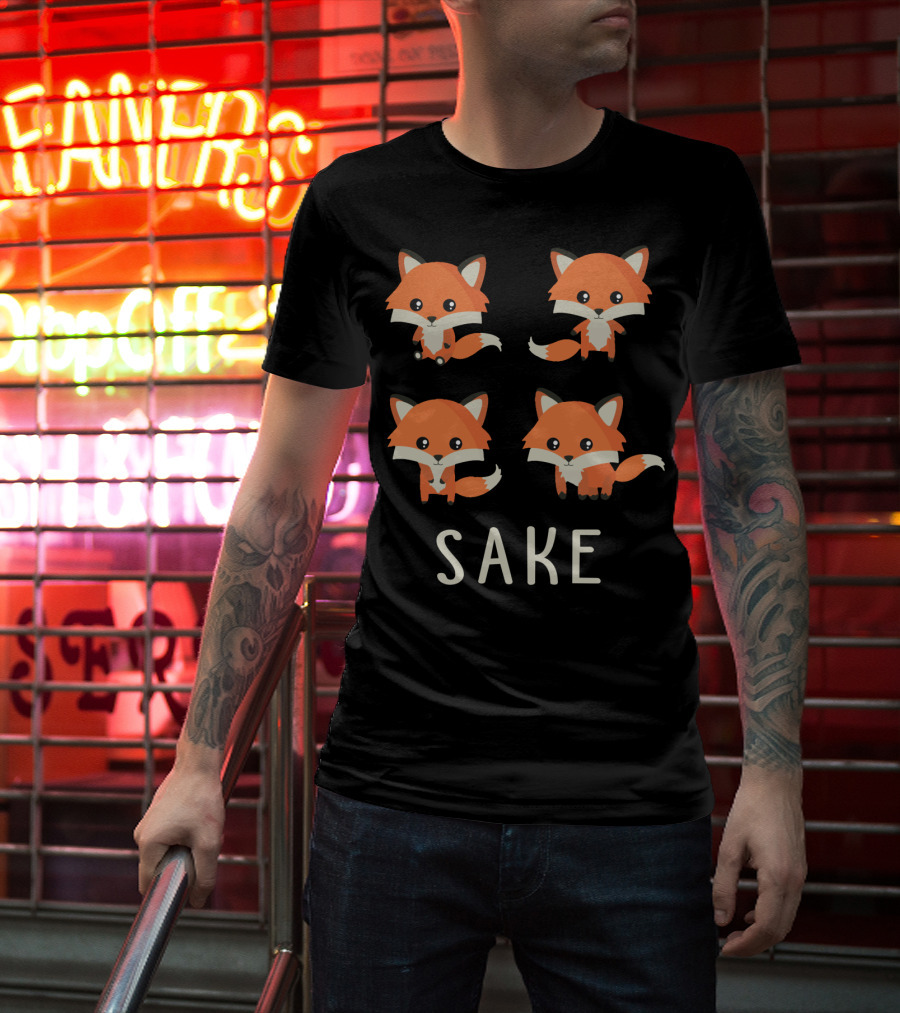 For Four Fox Sake Funny Foxes Sake T-Shirt