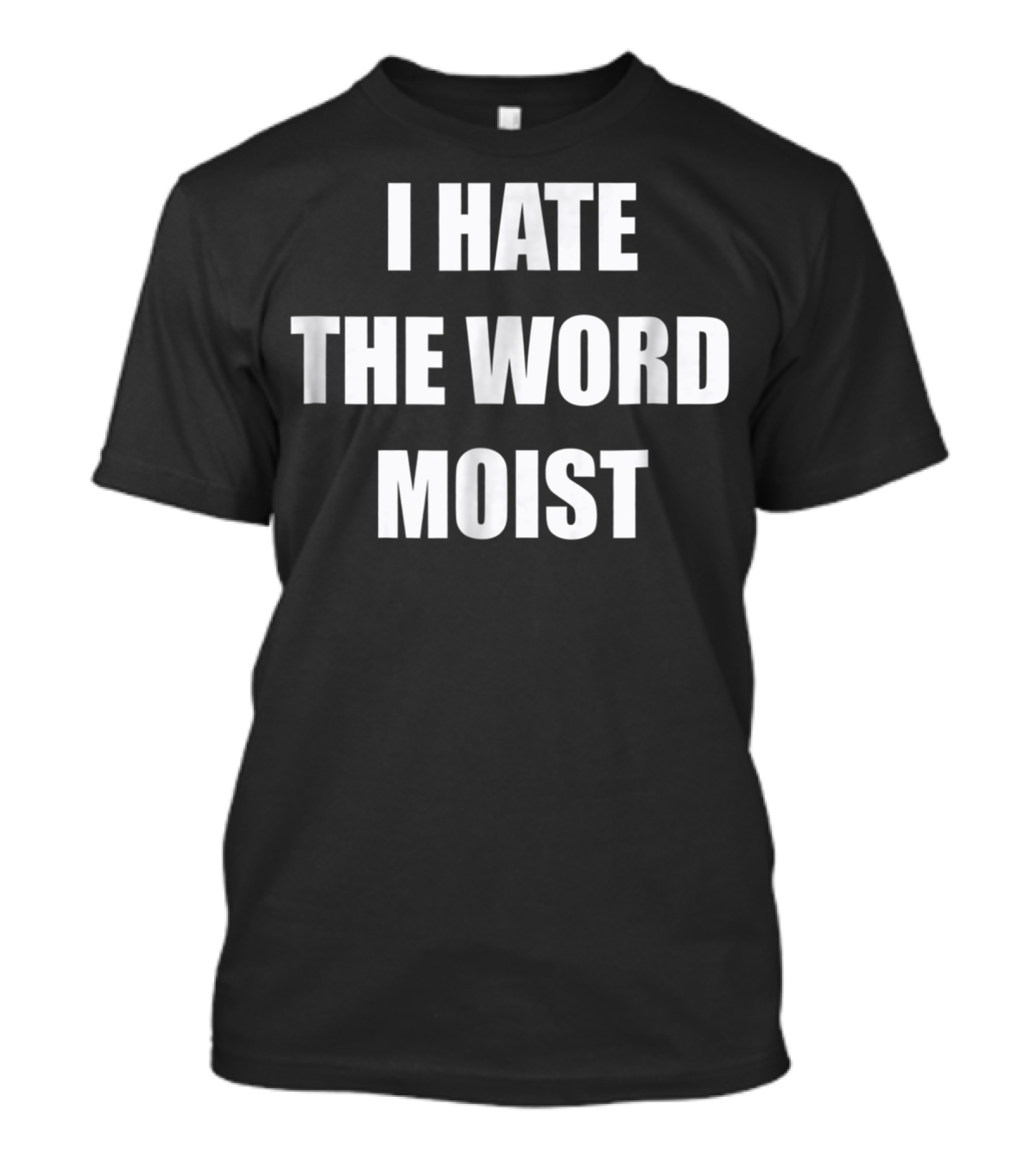 I Hate The Word Moist Gag T-Shirt