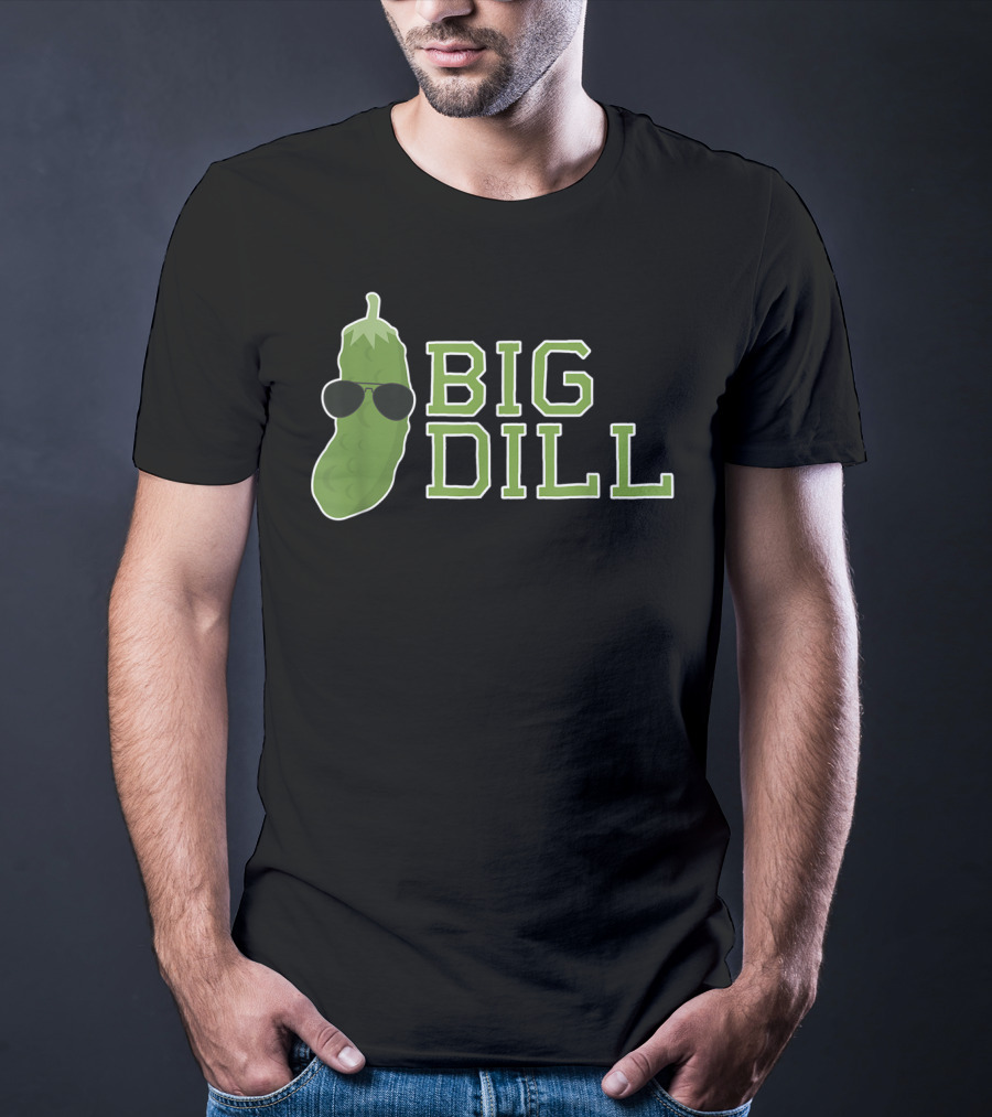 Big Dill Pun With Cool Sunglasses Pickle T-Shirt
