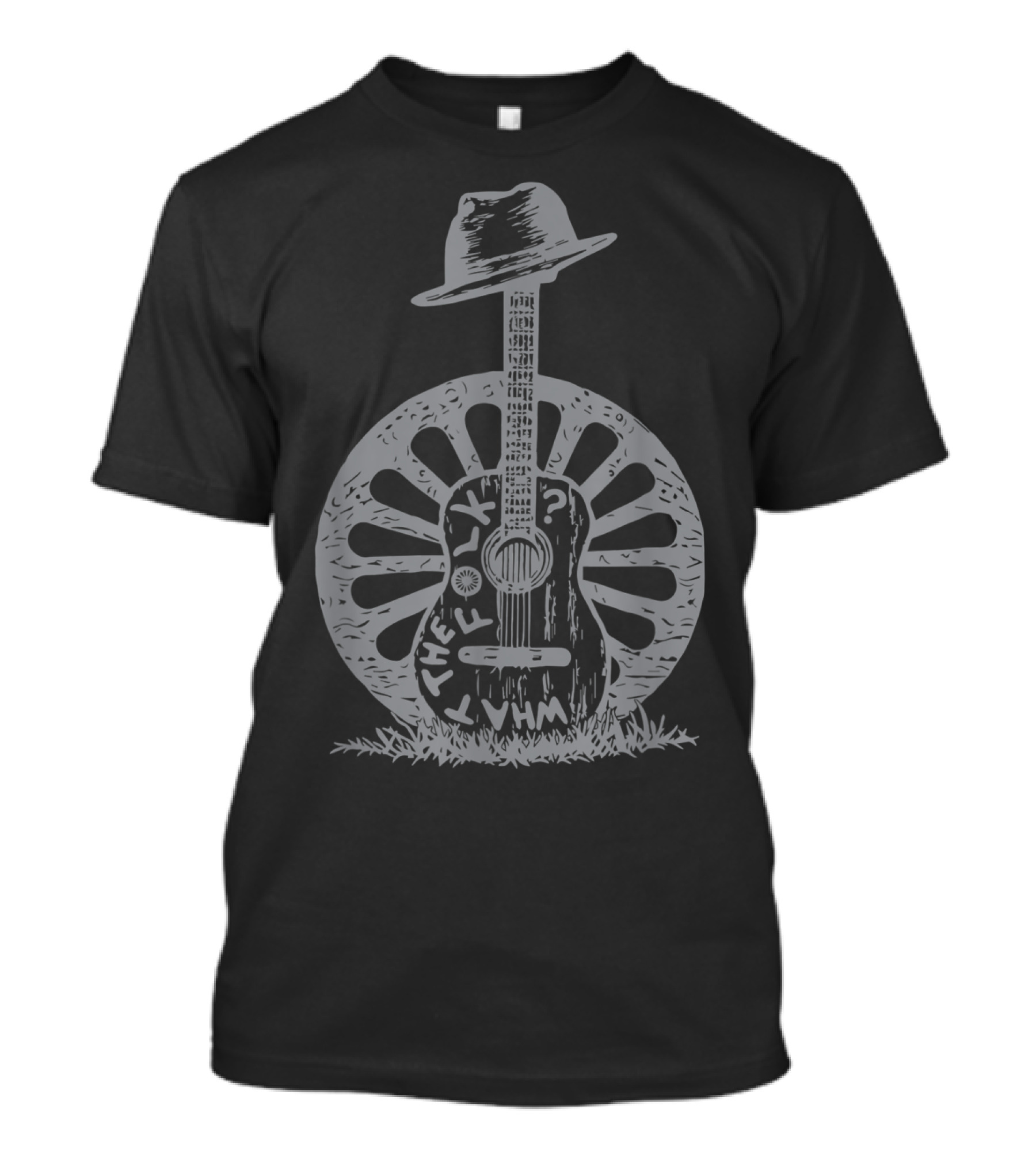 Todd Snider What The Folk Guitar Hat Wheel T-Shirt