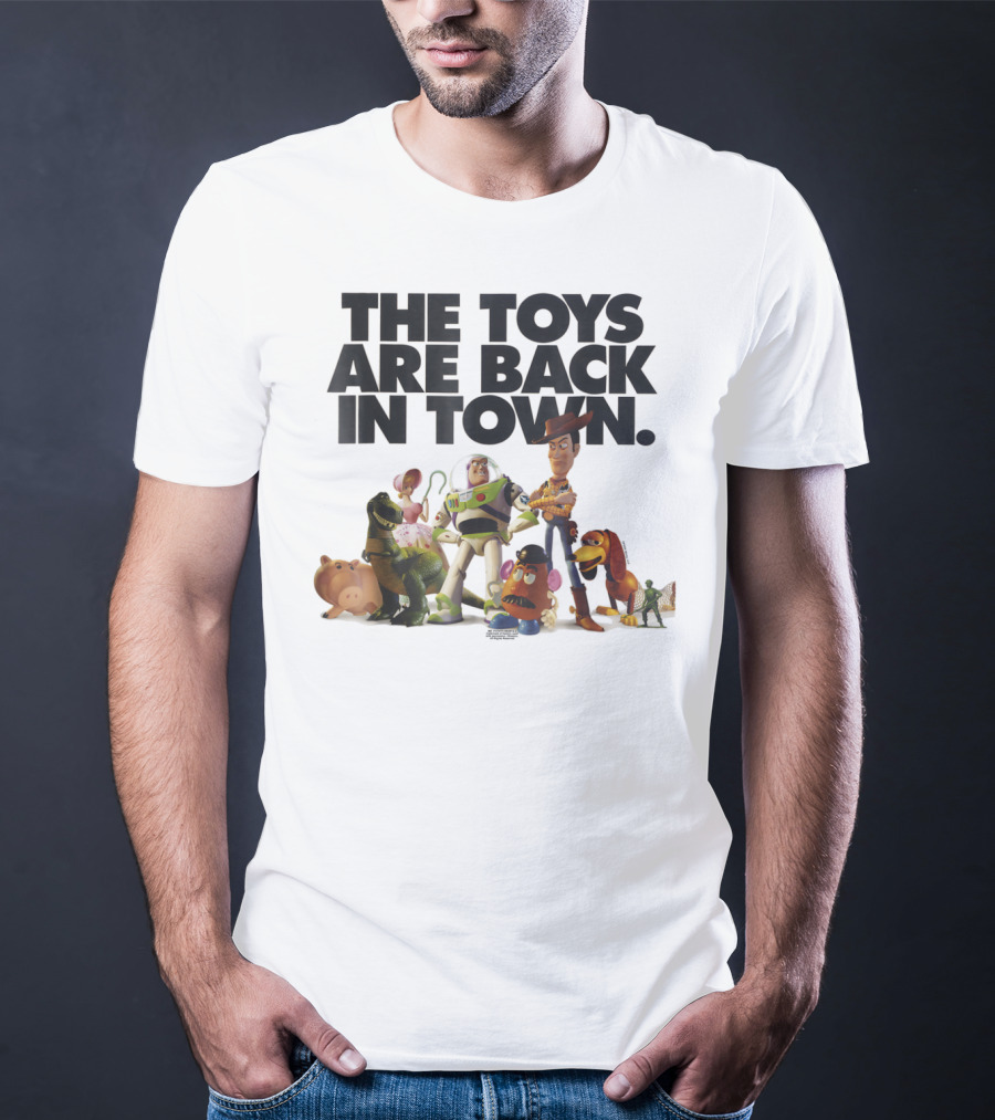 The Toys Are Back In Town Disney Pixar Toy Story Characters T-Shirt