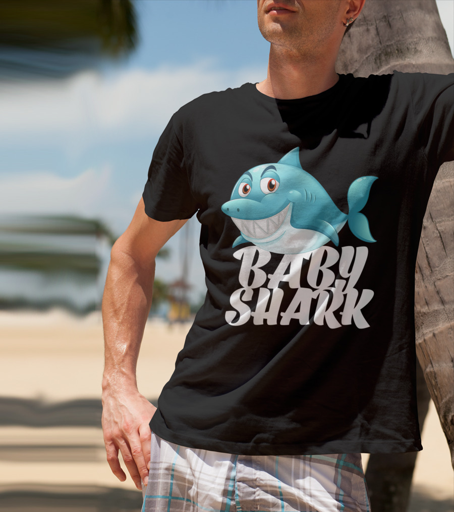 Baby Shark Lovers I Love Sharks T-Shirt