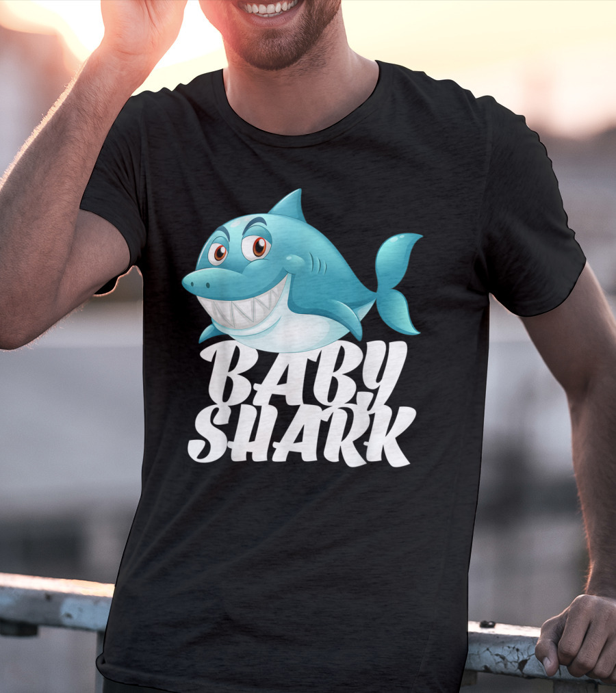 Baby Shark Lovers I Love Sharks T-Shirt