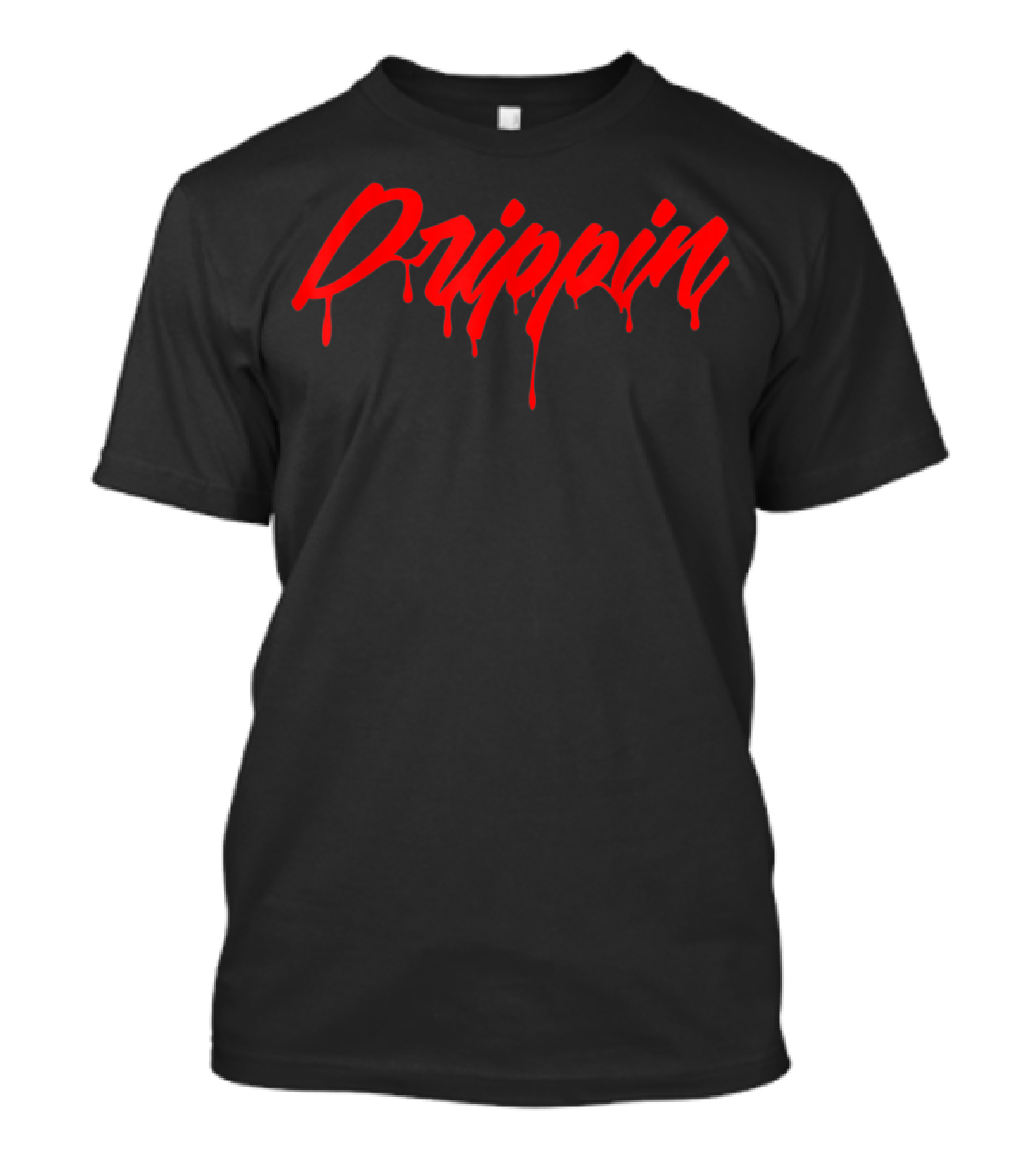 Drippin Trendy Urban Wear Drippin In Finesse Red Drip T-Shirt