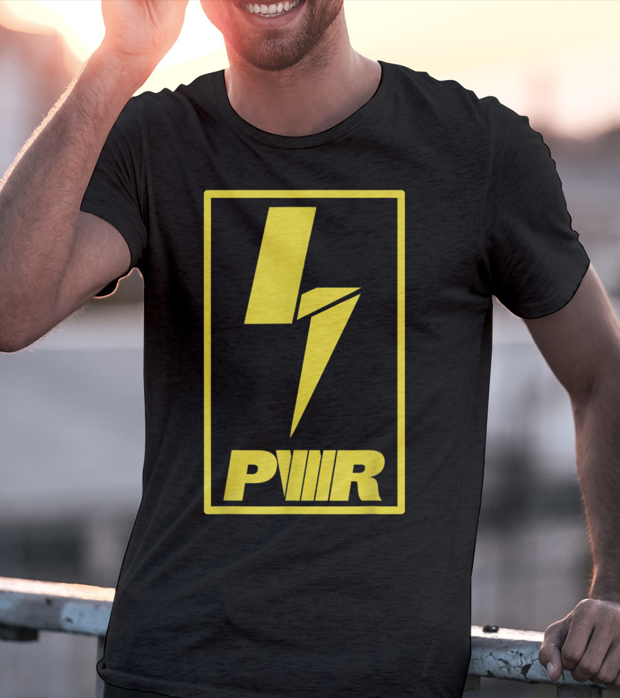 PWR Hazard Bolt Lightning T-Shirt